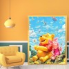 Winnie The Pooh - Full Round Diamond - 30*40cm