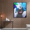 Toothless And Lightly Angry - Full Round Diamond - 30*40cm
