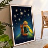 Boy Puppy Star Sky Color - Full Round Diamond - 40x50cm