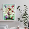 Tree Bird - Full Round Diamond - 30x40cm