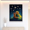 Boy Puppy Star Sky Color - Full Round Diamond - 40x50cm
