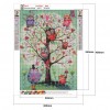 Tree Bird - Full Round Diamond - 30x40cm