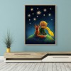 Boy Puppy Star Sky Color - Full Round Diamond - 40x50cm