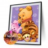 Winnie The Pooh - Full Round Diamond - 30*40cm