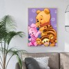 Winnie The Pooh - Full Round Diamond - 30*40cm