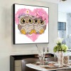 Cartoon Owl - Full Round Diamond - 30*30cm