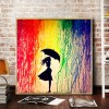 Umbrella Girl - Full Round Diamond - 30*30cm