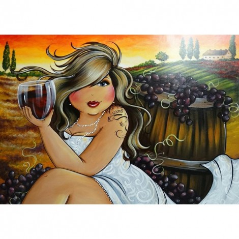 Beauty-Round Diamond-40*30CM