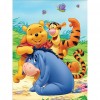 Winnie The Pooh And Tigger - Full Round Diamond - 30*40cm