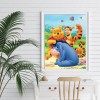 Winnie The Pooh And Tigger - Full Round Diamond - 30*40cm