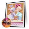 Baby KidsPicture - Full Diamond Painting - 30x40cm