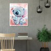 Cartoon Alien Dog - Full Round Diamond - 30x40cm