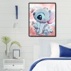 Cartoon Alien Dog - Full Round Diamond - 30x40cm