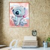 Cartoon Alien Dog - Full Round Diamond - 30x40cm