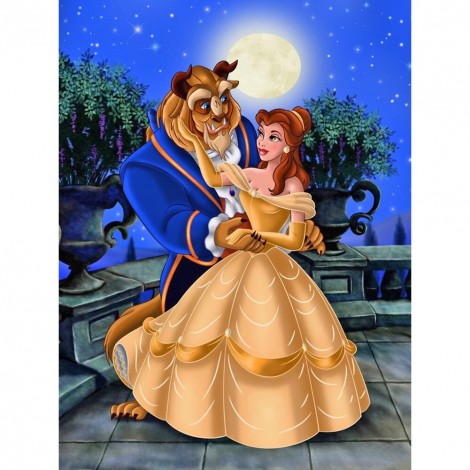 Beauty And The Beast - Full Square Diamond - 40*50cm