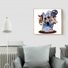 Cartoon - Full Round Diamond - 30x30cm