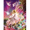 Butterfly Fairy - Partial Round Diamond - 40x30cm