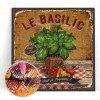 5D DIY Diamond Painting Food Word Full Round Drill Arts