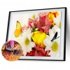 Colorful Flowers - Full Round Diamond - 40*30cm