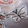 5D DIY Special Shaped Diamond Painting Retro Flower Cross Stitch Embroidery