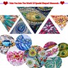 Datura Flowers - Full Round Diamond - 30*40cm