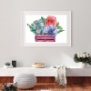 5D Diamond Painting Kits Three Flowers Full Round Drill Picture Handicrafts
