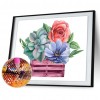 5D Diamond Painting Kits Three Flowers Full Round Drill Picture Handicrafts