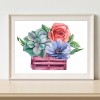 5D Diamond Painting Kits Three Flowers Full Round Drill Picture Handicrafts