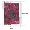 Cross Stitch Flower Handicrafts - Full Diamond Painting - 30x40cm