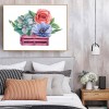 5D Diamond Painting Kits Three Flowers Full Round Drill Picture Handicrafts