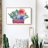 5D Diamond Painting Kits Three Flowers Full Round Drill Picture Handicrafts