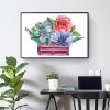 5D Diamond Painting Kits Three Flowers Full Round Drill Picture Handicrafts