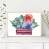 5D Diamond Painting Kits Three Flowers Full Round Drill Picture Handicrafts