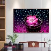 DIY Lotus Flower Mosaic Home Decor Full Drill Diamond Painting Bead Art