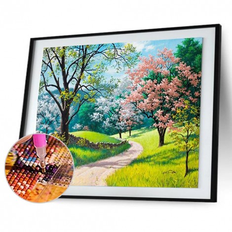 5D DIY Four Season Scenery Full Drill Diamond Painting