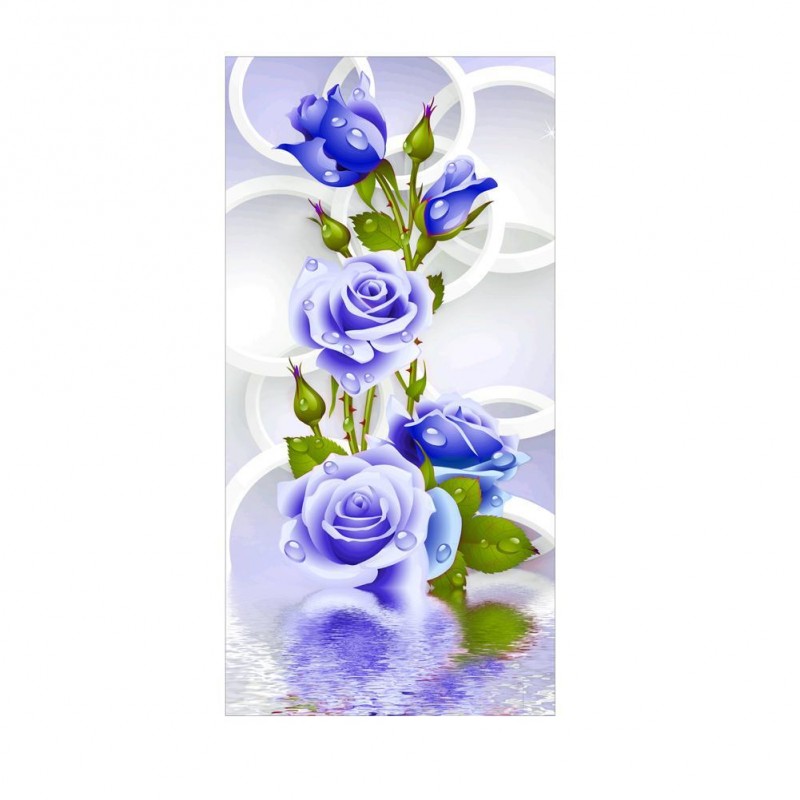 Blue Rose Flower - P...