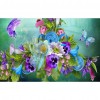 Butterfly Flowers - Full Diamond Painting - 40x30cm