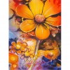 5D DIY Diamond Painting Kit Tithonia Full Round Drill Picture Handicrafts