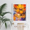 5D DIY Diamond Painting Kit Tithonia Full Round Drill Picture Handicrafts