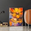 5D DIY Diamond Painting Kit Tithonia Full Round Drill Picture Handicrafts