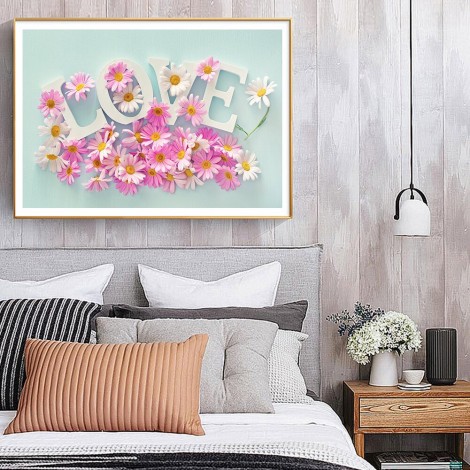 5D DIY Diamond Painting Romantic Flowers Kits