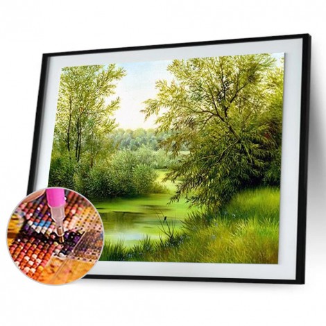 5D DIY Four Season Scenery Full Drill Diamond Painting