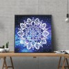 DIY Full Round Diamond Painting Luminous Datura Flower Wall Kit (YGSMT40)