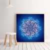 Blue Flower - Full Diamond Painting - 40x40cm