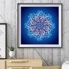 Blue Flower - Full Diamond Painting - 40x40cm
