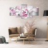 5pcs/set Flower - Full Round Diamond Painting - 95x45cm