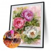 40x30cm Flowers - Partial Round Diamond - 40x30cm