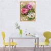 40x30cm Flowers - Partial Round Diamond - 40x30cm