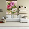 40x30cm Flowers - Partial Round Diamond - 40x30cm