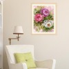 40x30cm Flowers - Partial Round Diamond - 40x30cm